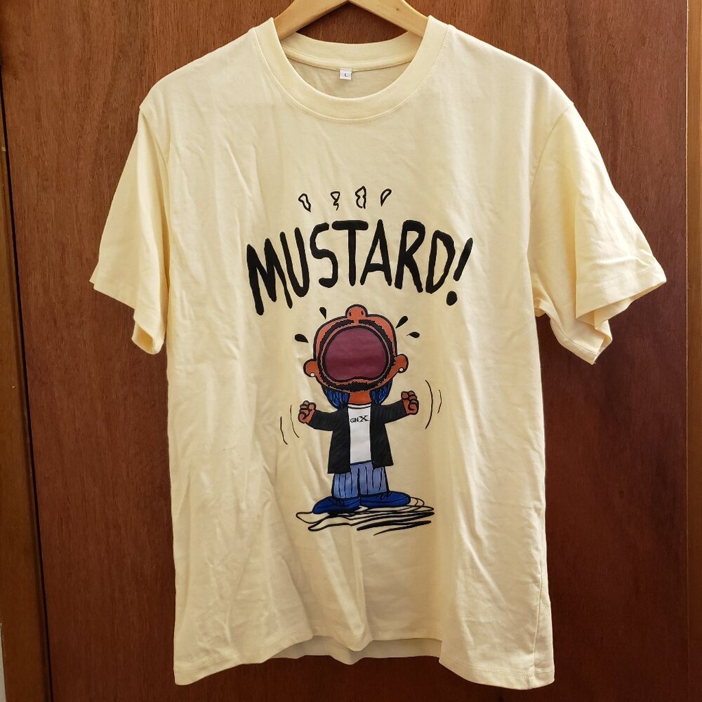 Kendrick Lamar Mustard! GNX Short Sleeve T-Shirt Size L